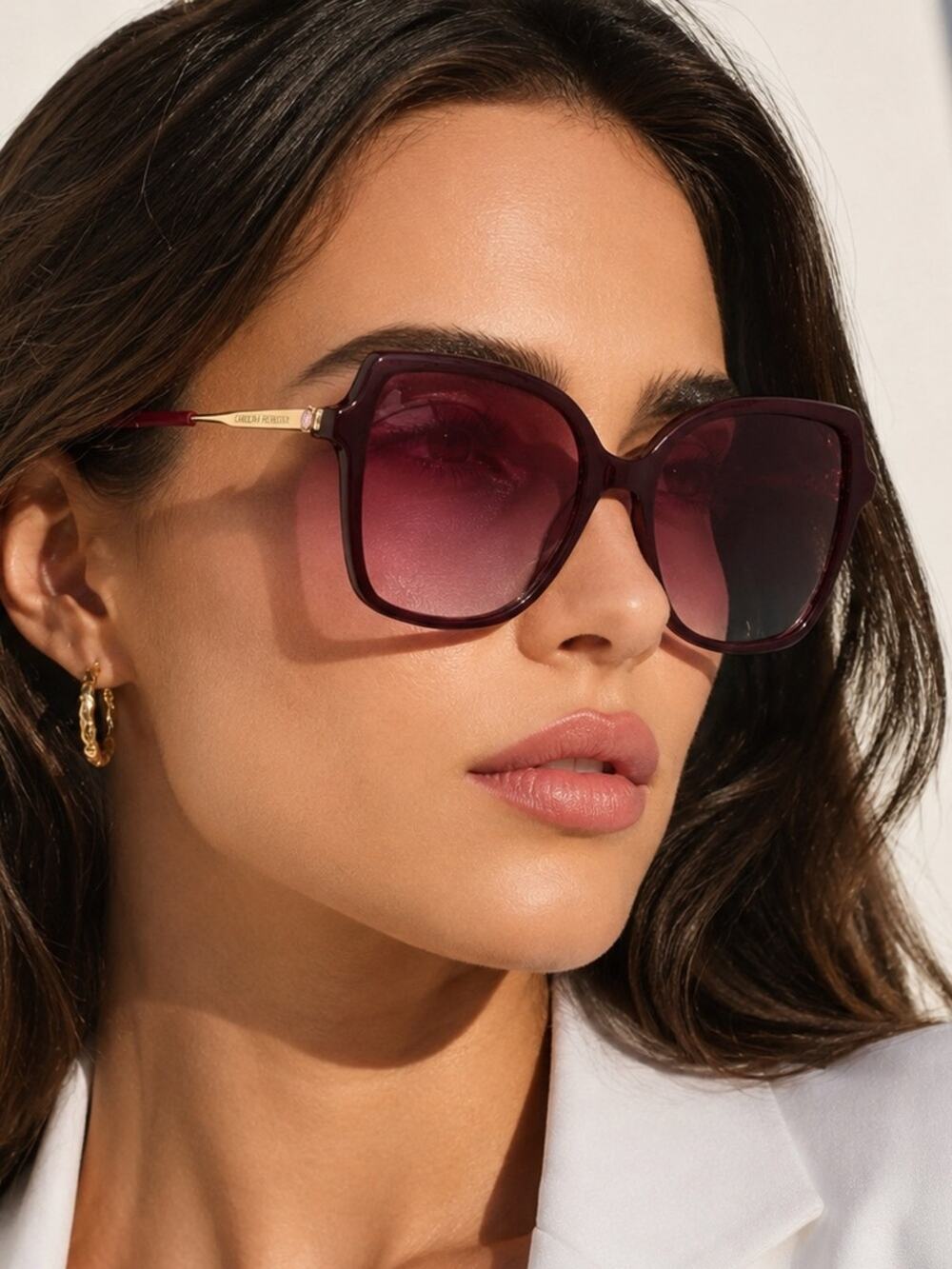 New, CAROLINA HERRERA Sunglasses HER0179/S 06K33X Authentic